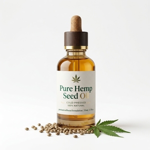Huile de graines de chanvre naturelle pressée à froid, pure, riche en protéines et acides gras, vente en gros, export, fabricant - Product Image 4
