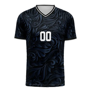 Conjuntos de Camisetas de Fútbol Sublimadas con Estilo Personalizable, 100% Poliéster, Impresión por Transferencia de Calor, Secado Rápido, Servicios OEM, Camisetas Personalizadas para Equipos - Product Image 4