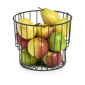 Modern Handmade Metal Wire <b>Basket</b> for Fruit Display Living Room and Dining Decor - Product Image 5