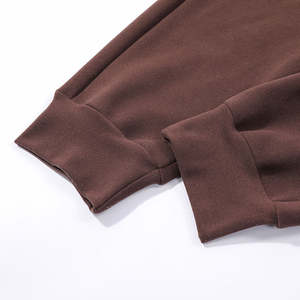 Pantalones de Moda para Mujer, de Poliéster/Algodón/Felpa, Cintura Elástica, Holgados, de Pierna Ancha, Largos, de Color Sólido, Casuales de Invierno - Product Image 4