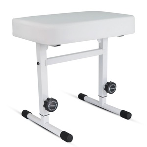 5 Core Keyboard <b>Bench</b> 3" <b>Padded</b> Cushioned Piano Stool Height Adjustable Guitar Seat Folding Portable - Product Image 1