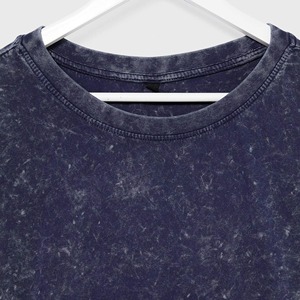 Camiseta de Manga Corta para Hombre, Talla Grande, Tie-Dye, Cuello Redondo, Informal, Tejida, de Alta Calidad, 100% Algodón, Diseño de Color Sólido - Product Image 3