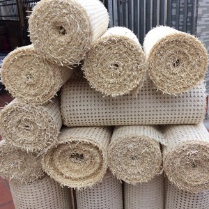 AVAILABLE Bleached White Rattan Cane Webbing - Uniform Color Smooth Finish Rattan Sheets for Modern Furniture Design - Product Image 2