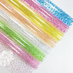 ฟิล์มพลาสติก BOPP แบบใส พิมพ์ลายตามสั่ง สำหรับห่อของขวัญ บรรจุภัณฑ์ กระดาษห่อ แบบม้วน แบบแผ่น สำหรับตะกร้า ช่อดอกไม้ - Product Image 1