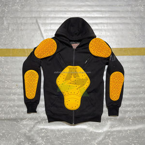 Sweat à capuche de moto en Kevlar 100% coton, sweat à capuche de sécurité pour motard avec armure CE, pour la protection de la conduite, chemises de moto, protections de niveau 2 - Product Image 2