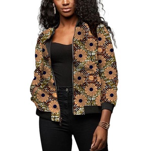 เสื้อแจ็กเก็ตนักบิน1-5XL สำหรับผู้หญิงพร้อมเสื้อผ้าสไตล์แอฟริกันพิมพ์ลายอังการา - Product Image 5