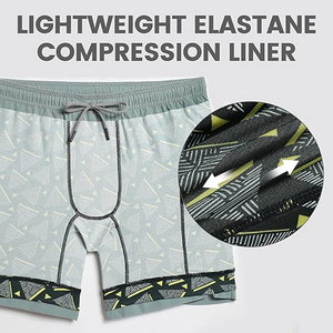 Shorts de sport décontractés en toile unie pour hommes, coupe ajustée, respirants, écologiques, fabriqués au Pakistan – Grande Vente - Product Image 6