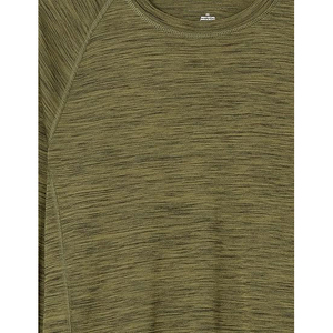 Camiseta de Manga Larga para Hombre, Protección Solar UPF 50, Secado Rápido, Color Verde Jaspeado, para Natación y Surf - Product Image 6
