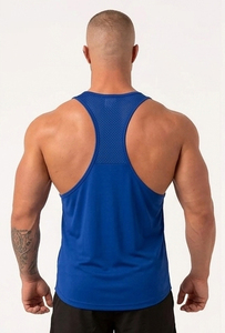 Men's Bodybuilder Stringer Men's Sleeveless Racerback Men's Yoga Wear Stringer Shirt Yoga Stringer <b>Top</b> Men Sporty Fit Stringer - Product Image 3