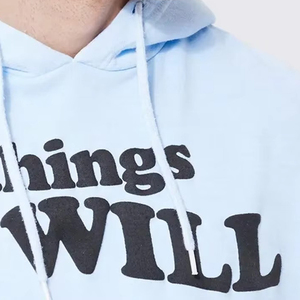 Latest Style 100% Cotton Embroidered Puff Printed Hooded <b>Men's</b> Customized Color & Logo Wholesale Hoodies - Product Image 3