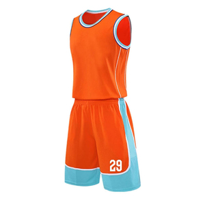 Conjunto de Camiseta de Baloncesto de Dos Tonos, Sin Mangas, Cuello Redondo, Absorbe la Humedad, Ropa Deportiva, Uniformes Totalmente Personalizados para Adultos - Product Image 1