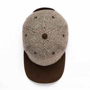 Gorra de Béisbol Sólida de 6 Paneles Huzu Enterprises, Visera de Gamuza Marrón, Unisex, Casual, Ajustada, para las Cuatro Estaciones, Talla Adulto 58-60CM, Individual - Product Image 4