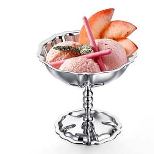Tazón de Postre de Metal Reutilizable, Taza de Helado de Acero Inoxidable para Uso Familiar, en Cocina, Hotel y Restaurante - Product Image 6