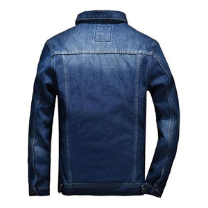 Men's Sherpa Denim Trucker <b>Jacket</b> Warm Thermal <b>Fleece</b> <b>Lined</b> Classic Jean Coat Winter Casual Stylish Outerwear Durable - Product Image 6