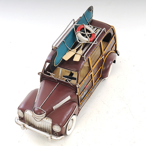 Modelo de Auto Chevrolet Suburban 1947 con Canoa, Escala 1:14, Auto de Metal Artesanal para Decoración del Hogar, Regalo, 35.56Lx13.97Wx17.8H cm - Product Image 5