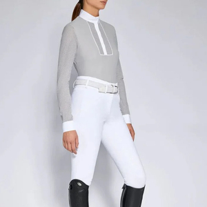 Camisas de Equitación de Manga Larga para Mujer, de Alta Calidad, Transpirables, de Secado Rápido, para Competencia Ecuestre - Product Image 1