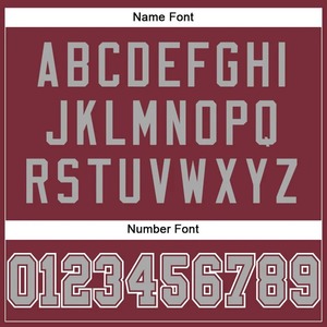 Camiseta de Fútbol Personalizada Color Borgoña Gris-Blanco, Malla Transpirable, Secado Rápido, Ligera, para Deportes de Equipo - Product Image 3