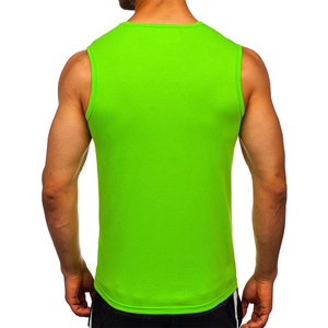 Débardeur de musculation léger en coton et bambou, doux, respirant, avec emmanchures profondes, OEM, marque privée, fabricant - Product Image 2