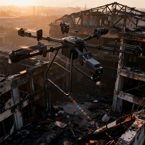 3WWDZF6-30D Firefighting Drone Rapid Deployment Fire UAV For High Rise With One Click Return And Automatic <b>Homing</b> - Product Image 3