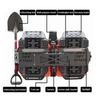 Kit Combinado de Puerta Trasera Integrada con Equipo de Acero Resistente para JETOUR Traveler T2