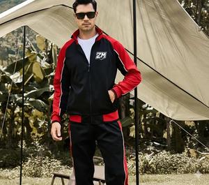 Ensemble de survêtement unisexe deux pièces : ensemble de sport en polyester - Product Image 2