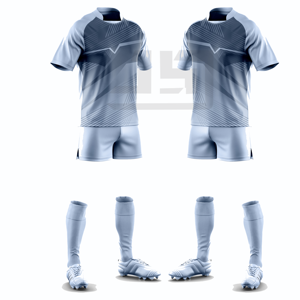Maillot et short de rugby personnalisés avec impression numérique premium et broderie 3D, nom d'équipe sur mesure, 100 % polyester, coupe-vent et écologique - Product Image 6