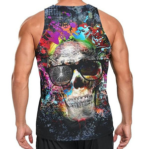 Débardeur professionnel pour hommes en coton, gilet de sport respirant sans manches, vêtements de fitness, service d'échantillons OEM ODM disponible - Product Image 3