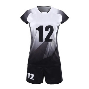 Prix de gros Personnalisé 100% Polyester Short en jersey Ensembles d'uniformes de volley-ball Unisexe Séchage rapide Léger Taille haute - Product Image 1
