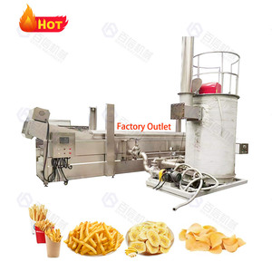 Machine automatique de fabrication de frites de pommes de terre frites Machine à frire en continu - Product Image 2