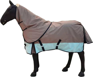 Wholesale Waterproof Full Neck Horse Turnout Rug Outdoor <b>Winter</b> <b>Blanket</b> Breathable Durable 600D Fabric Multiple Colors - Product Image 1