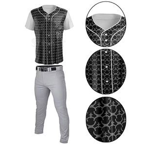 Nouvelle arrivée, uniforme de baseball sur mesure de haute qualité, uni, teinture unie, couleur unie, uniforme de baseball pour hommes - Product Image 6
