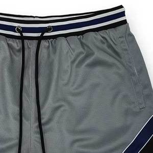 Shorts de basketball sportifs haute performance, solides, actifs, athlétiques, avec logo personnalisé, en polyester/spandex, qualité supérieure, prix de gros - Product Image 5