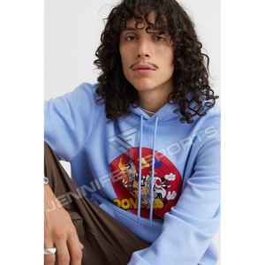 Sudadera con Capucha para Hombre, Invierno, Casual, 100% Algodón, Gruesa, con Bolsillos, Hombros Caídos, Corte Holgado, Diseño Personalizado de Alta Calidad, Envío Rápido - Product Image 4