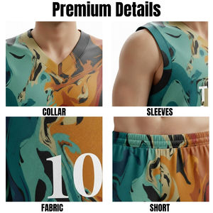 Tenue de basketball respirante et à séchage rapide, maillot de basketball - Product Image 5