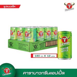 Boisson énergisante CARABAO saveur pomme verte, canette 180 ml, origine Thaïlande - Product Image 3
