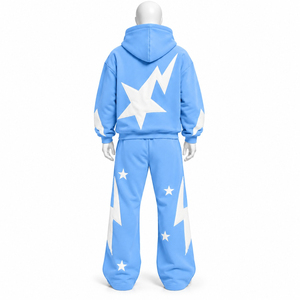 Fabricant de vêtements streetwear sur mesure, survêtement en nylon pour hommes, survêtements de haute qualité unisexes, logo brodé, design personnalisé - Product Image 3