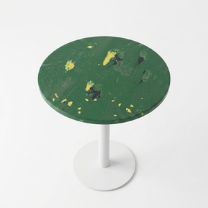 Mesa de Comedor de Plástico Reciclado 4GoodThings, Diseño Moderno, Impermeable, Duradera, Ecológica, Apilable, con Marco Metálico, Fácil de Montar - Product Image 3