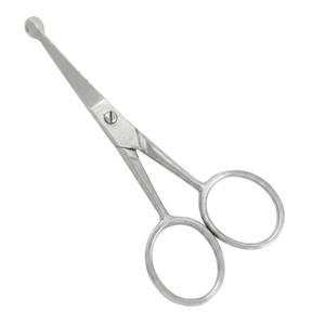 Professional Stainless Steel Cuticle <b>Scissors</b> Straight Blunt Tip Round Handle Beauty Tool <b>for</b> <b>Nail</b> Trimming Adults Manufacturer - Product Image 1