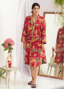 Veste Kantha de haute qualité pour femmes, en coton matelassé, faite à la main, réversible, vintage, imprimé indien, style bohème, vente en gros - Product Image 3