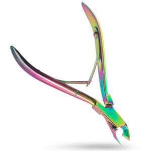 Pince à cuticules en acier au carbone personnalisable avec logo, outils de manucure et pédicure, tailles 3mm, 5mm, 7mm, 9mm pour les doigts - Product Image 4