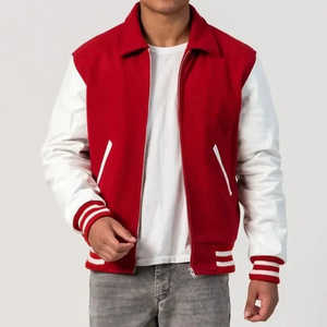 Blouson bomber classique en similicuir pour collège et lycée, unisexe, veste d'extérieur colorée pour club, manteau d'hiver - Product Image 5