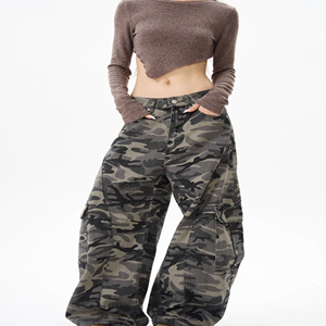 Pantalon palazzo ample taille haute pour femme, coupe décontractée, idéal pour l'été - Product Image 1
