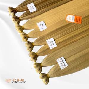 Vente en gros d'extensions de cheveux Remy de haute qualité 100g Double trame à la machine paquets de cheveux vietnamiens bruts à cuticules alignées - Product Image 6