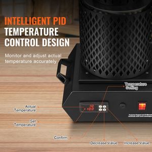 Fornace Elettrica Digitale per Fusione dell'Oro 1350W 2102F/1150C per Uso Domestico - Product Image 3