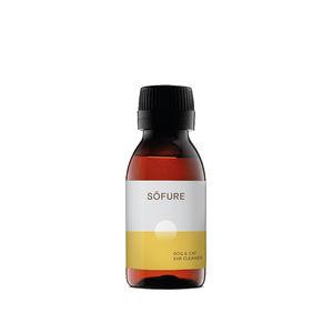 Productos de Limpieza para Mascotas de Buena Calidad, Más Vendidos al por Mayor, Limpiador de Oídos Sofure con Extractos Naturales de 100 ml para Perros y Gatos - Product Image 1