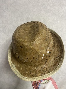 Sombrero Mexicano de Ala Ancha de Paja Natural con Bordado a Mano de Flores a Rayas y Lazo, Personalizable con Logotipo - Product Image 2