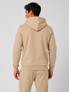 Mens soft zip hoodie created for warmth comfort and freedom of movement with a clean modern appearance for daily use OEM - Product Image 3
