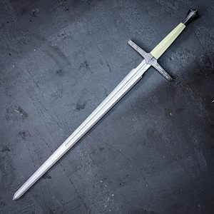 Espada Ancha Medieval Rústica de Acero al Carbono Forjada a Mano de 41 Pulgadas, Venta al Por Mayor OEM - Product Image 4