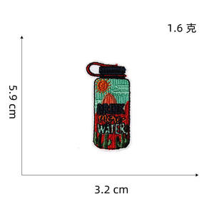 Custom fruit embroidered patch iron on sew on logo badge for <b>clothing</b> apparel hats bags jackets hoodies uniforms woven design - Product Image 1