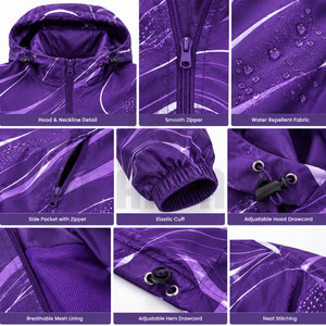 <b>Women's</b> Nylon Jacket <b>Windbreaker</b> 100% Nylon Waterproof Jacket <b>Women</b> Custom Lightweight Jacket Zip Up <b>Windbreaker</b> Plus Size - Product Image 5